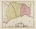 Kingdom of Loango and Kongo map - Peter Schenk the Elder (1660 - 1718); Gerard Valck (1652 - 1726).
