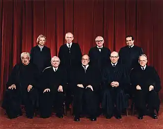 Rehnquist Court, (September 26, 1986 - June 26, 1987)