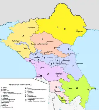 Location of Kaukasien