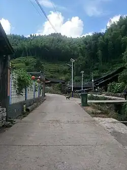 Residential buildings in Jinzhu Town