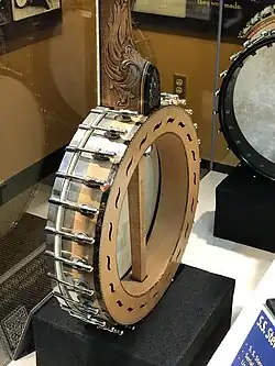 Resonator for Bacon banjos, which he patented in 1906