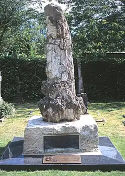 photograph of Wallace's grave