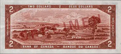 $2 banknote, "Devil's Head" printing
