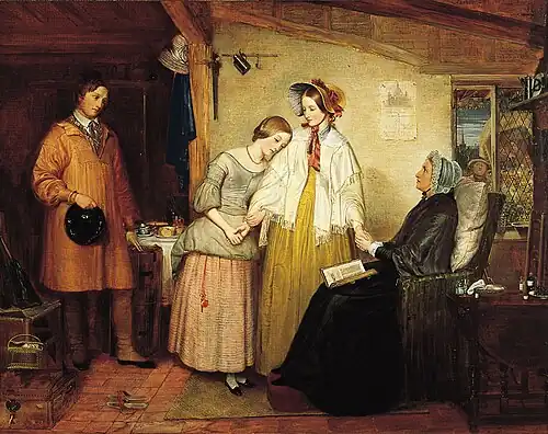 Going to Service by Richard Redgrave