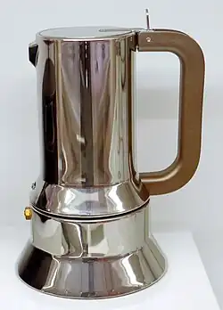 Alessi 9090 espresso maker by Richard Sapper (1979 award)[42]