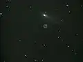 Image of fragment C passing the Ring Nebula taken on 7 May 2006 at St. Francis Xavier University in Antigonish, Nova Scotia, Canada