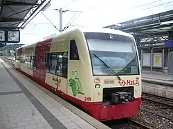 Regio-Shuttle of the Ringzug in Rottweil station