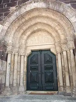 Main portal of Rio Mau Church