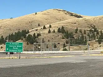 Junction of U.S. Route 93 and Montana Highway 200 at Ravalli, near the CSKT Bison Range
