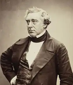 Photograph of Robert Stephenson in 1856