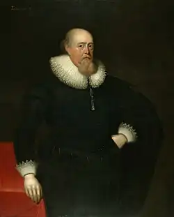 Robert Tatton; portrait by Cornelis Janssens van Ceulen, dated c. 1625