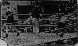 Roberts's knockout of Joe Dundee December 4, 1926