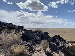 Rocks at the top of Black Volcano