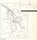 Map of Rodman Naval Station, Port of Balboa and surrounding at Panama Canal Zone