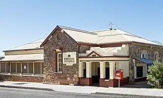 Roebourne Post Office by G. Temple-Poole, built by Bunning Bros (1887)[9]