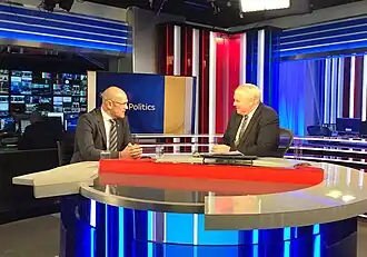 Cameras were also installed in the Millbank studios.