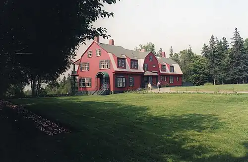 The Roosevelt cottage, a wedding gift from Sara Delano Roosevelt