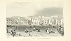 Original Lime Street Railway Station (1836; demolished 1846–50)