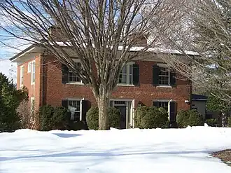 Rose Cliff with an uncharacteristic amount of snow in February 2010