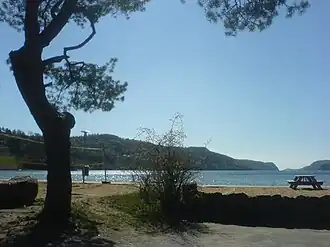 Rosfjord beach in April