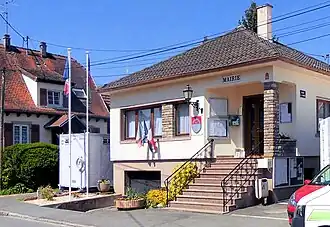 The town hall in Rott