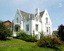 23 Round Hill Road, Northampton, MA. Built 1860. Gothic Revival.
