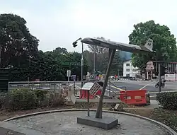 Royal Air Force Changi memorial in Changi Village, built in 2010 to commemorate service of RAF air base and Far East Air Force Headquarters (1946-1971)