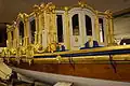 The royal barge built for Gustav III, named Vasaorden, is still used on rare ceremonial occasions