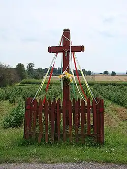 Wayside cross in Rozdoły