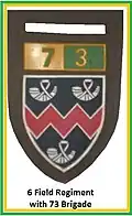 SADF 7 Division 73 Brigade Vrystaat Artillerie Regiment Flash