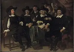 Bartholomeus van der Helst (1656): The headmen of the Crossbow Civic Guard House