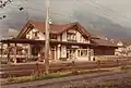 The station building in 1981