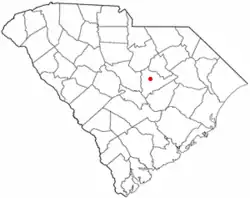 Location of Cherryvale, South Carolina