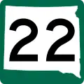 Highway 22 marker