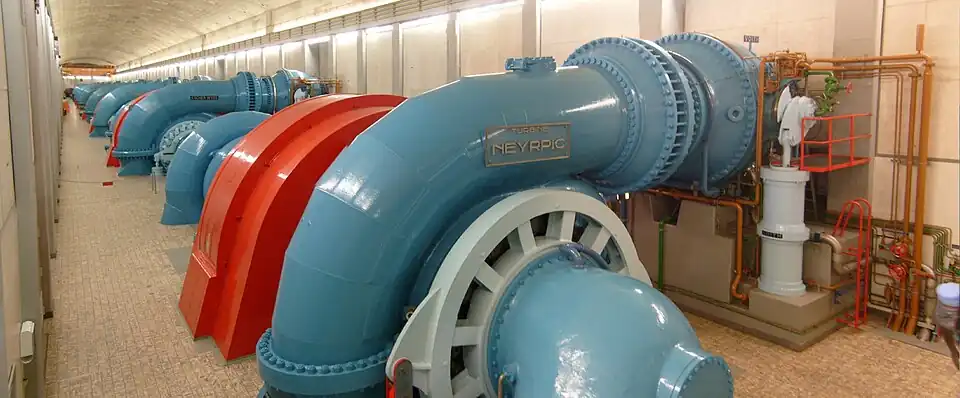 Main pump-generator hall of Vianden Pumped Storage Plant