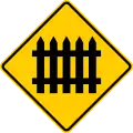 P-8-2 Level crossing with barriers