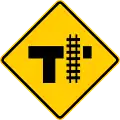P-8-3 Level crossing with T-intersection