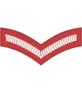Lance corporal (Saint Kitts and Nevis Regiment)[46]