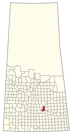 Location of the RM of Longlaketon No. 219 in Saskatchewan