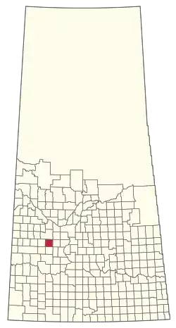 Location of the RM of Marriott No. 317 in Saskatchewan