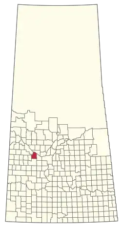 Location of the RM of Glenside No. 377 in Saskatchewan