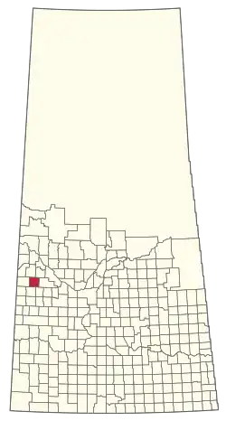 Location of the RM of Round Valley No. 410 in Saskatchewan