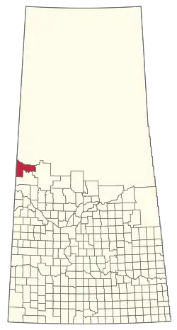 Location of the RM of Beaver River No. 622 in Saskatchewan