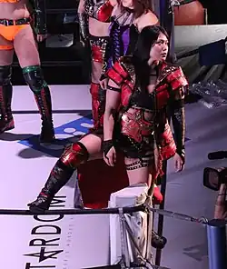 Maika with the orange belt