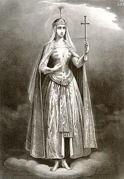 A 19th century illustration of Shusanik