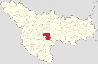 Location in Timiș County