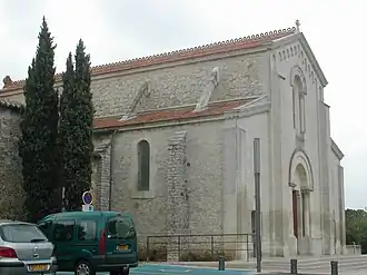 The church in Saint-Martin-de-Crau