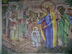 Saint Anne Mosaic, Marian Year 1954, by Boris Anrep