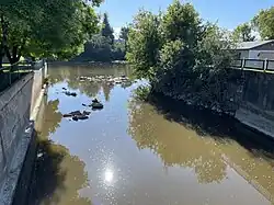 Confluence of the Niagarette and Sainte-Anne rivers, rue Tessier, (Quebec Route 354)
