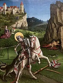 St.George by the Master of Sierentz (1440–1450)